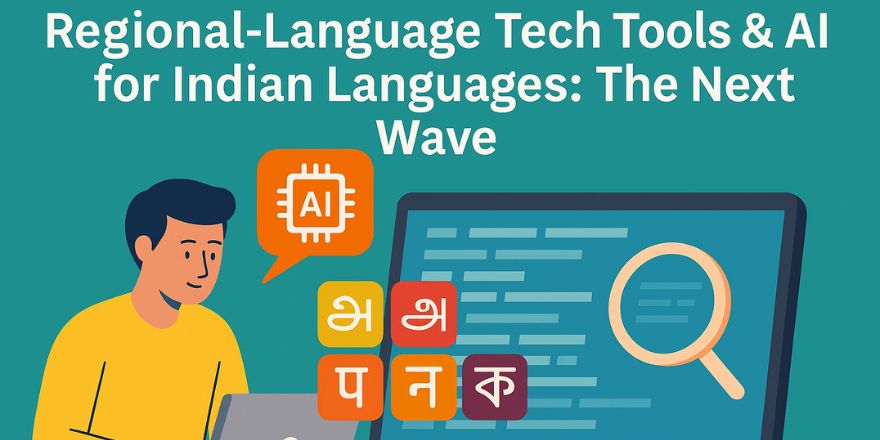 Regional-Language Tech Tools & AI for Indian Languages: The Next Wave